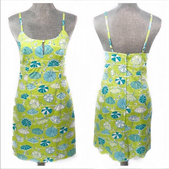 Lilly Pulitzer Dresses & Skirts - Lilly Pulitzer Beach Seagull Lime Green Dress SZ 2
